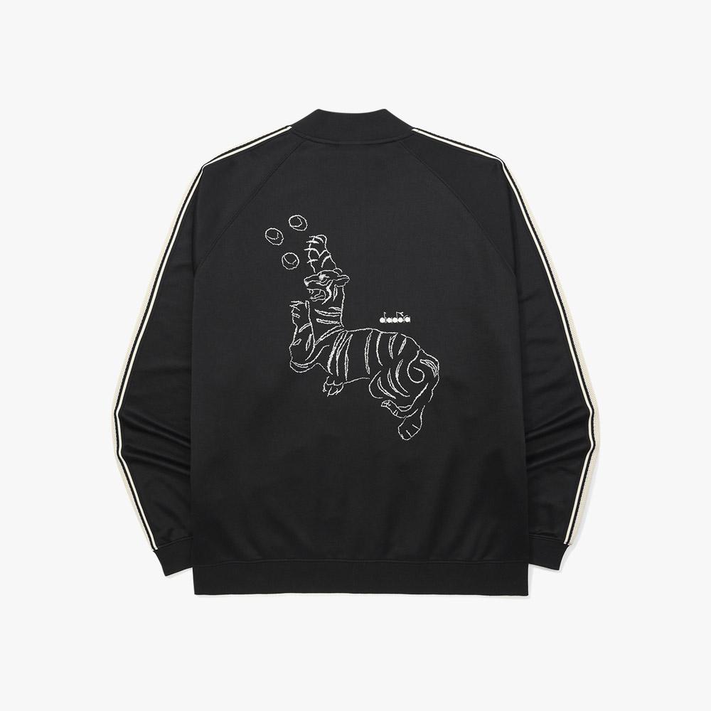 Diadora [Diadora By Palmes] Graphic Track Jacket Black