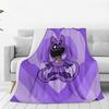 Smiling Catnap Heart Happy (1)-bayingimg Flannel Blanket Warm Throw Blanket for Bedroom Picnic Novelty Bedspread Sofa Bed Cover