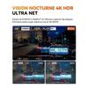 VANTRUE Element-1 PRO 4K Dashcam Car, Mini WiFi GPS On-Board Camera, French Voice Control, HDR Parking Mode