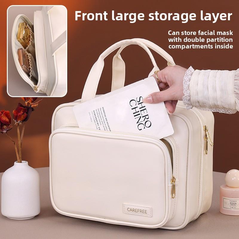 Multi-layer Hanging Cosmetic Bag Portable High-end Travel Transparent Waterproof Large-capacity Cosmetic Storage Bag