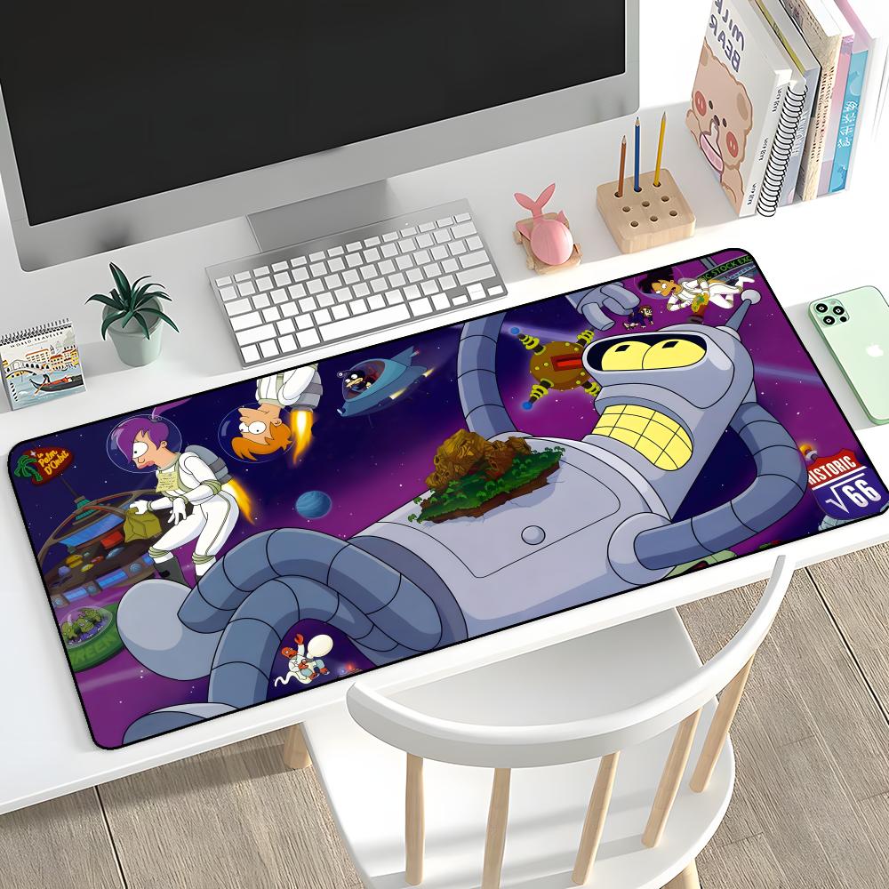 

F-Futurama Mouse Pad Rubber Mat Laptop Xxl Mousepad Notebook Gamer Computer Table Gaming Accessories 600x300x2mm
