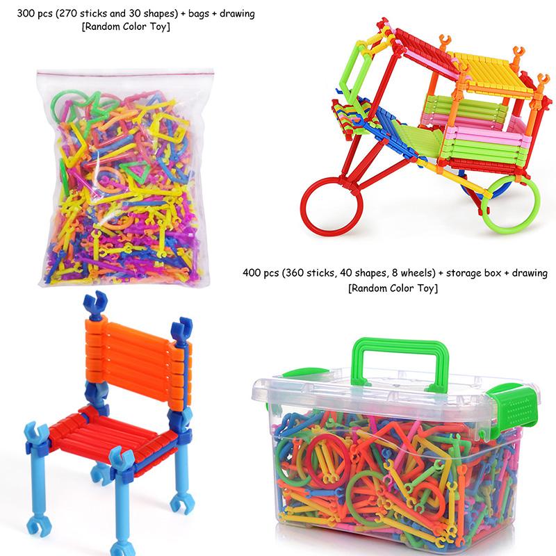 Kids Shape Geometric Building Blocks Assembled Puzzle Toys Teaching Gifts Aids