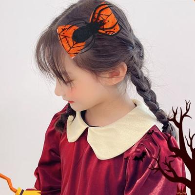 2/6 ks Halloweenská spona do vlasů Vynikající zpracování Halloweenské spony do vlasů Roztomilé vlasové doplňky pro dívky, ženy