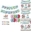 Theme Cocomelon Kids Birthday Party Decor Supplies Banner Caketopper Balloon