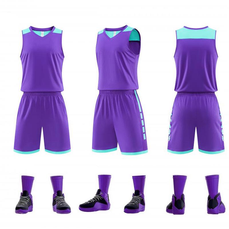 Speedy Quick-Drying Breathable Basketball Uniform Set for Men's Training & Competitions