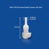 CPC Connector with Shut-Off Valve: 3/16" Male/Female Quick Disconnect for Beauty Instruments