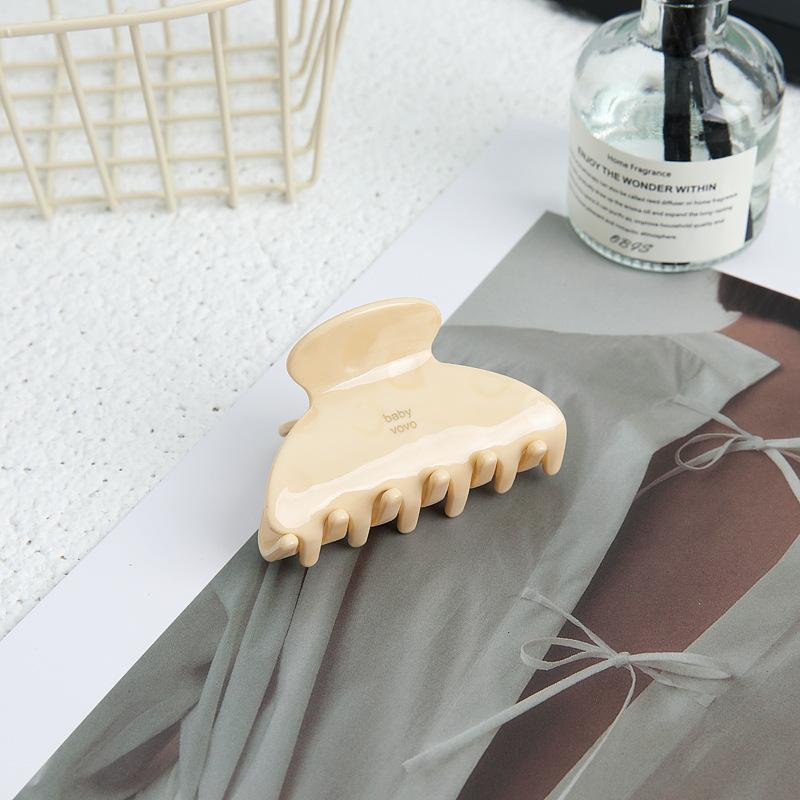 Elegant Acetate Hair Claw Sweet Medium Size Hair Clip Shark Clip Korean Barrettes Women Hair Accessories Headwear