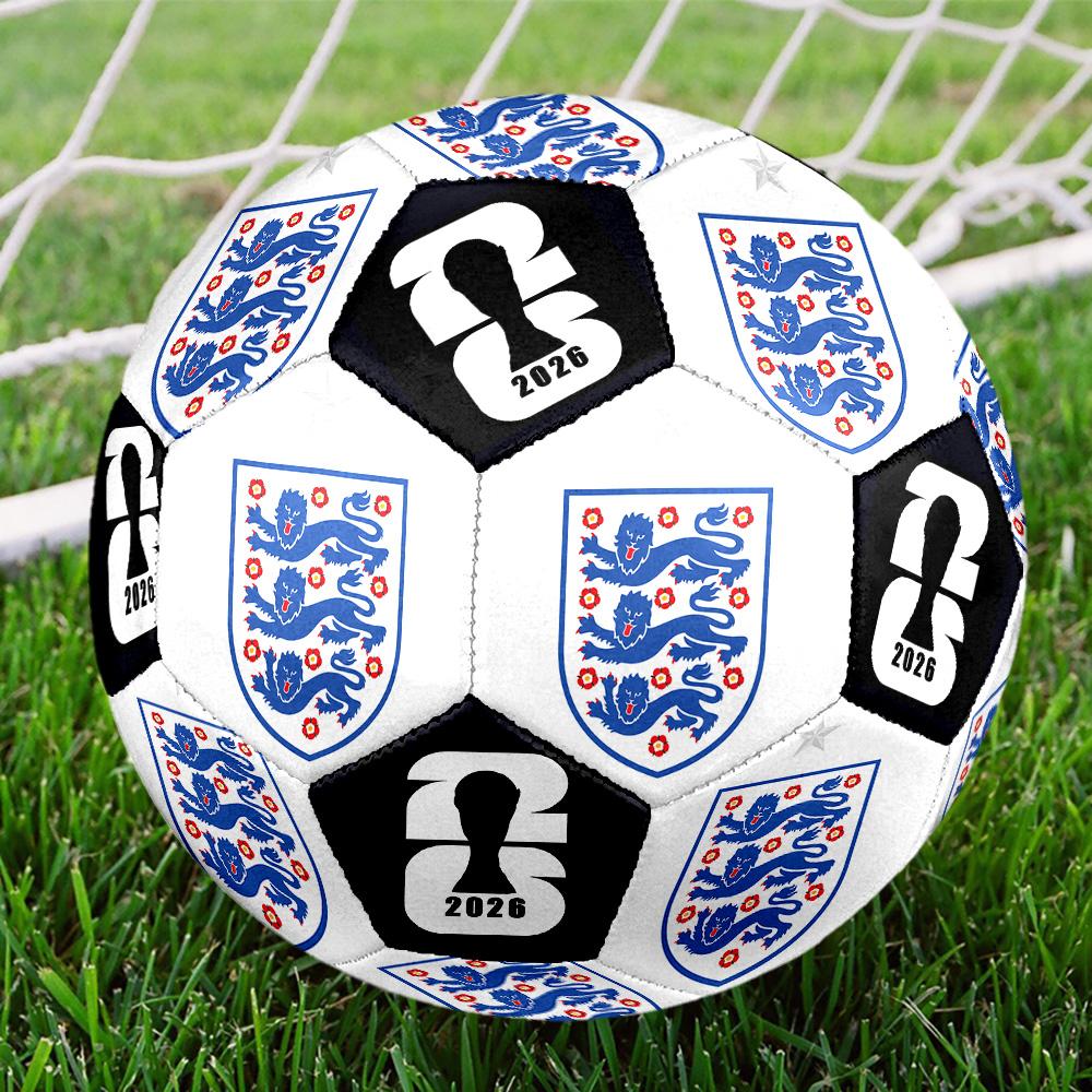 1pc England Football Size 5 Soccer Ball Professional Match Training Football Indoor &Outdoor Sports Ball Club Training Ball Lightweight Durable y42 Size 5