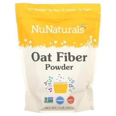 New Naturals Oat Fiber, 454g (1lb), 2-Pack