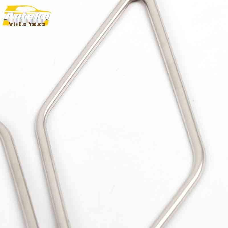 Lamando Bakre Högtalarlåda Ring & Rostfritt Stål Dörrhögtalarskydd Dekorativa Klistermärken.