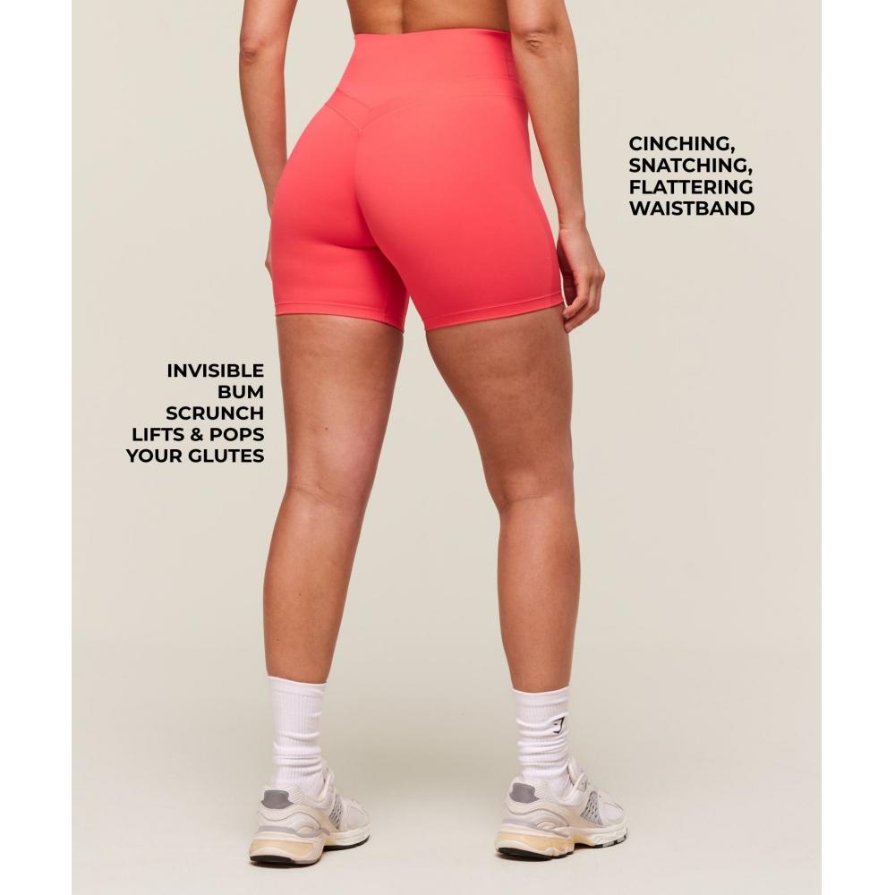 Gymshark Whitney Shorts Coral Red B3c8r Rb0y