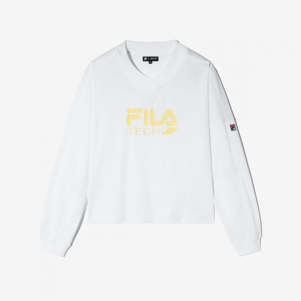 Fila Hailey Bieber Sports Shirt WHITE/W85