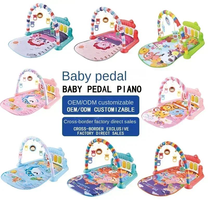 Nové Hot Baby Toys Hudební pedál Piano 0-1 rok staré novorozenecké Piano Hrací podložka Halloween Vánoční dárek Výrobky pro matku a dítě