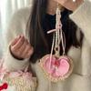 Portable Bag Pendant Moth Orchids Flower Pendant Cute Bag Charm for Backpack
