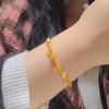 Classic Sparkling Flower Round Bead bangles Chinese Style Exquisite Round Bracelets for women  Banquet