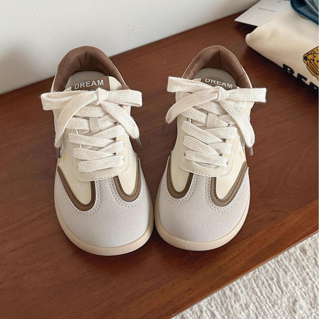 2025 Spring and Autumn New Fashionable High-value Retro Versatile Casual Board Shoes Female Campus Student Sports White Shoes