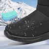 Fashion Faux Fur Thicked Plush Ankle Boots Men 2025 Waterproof Non-Slip Snow Boots Male Flat Heel Keep Warm Winter Cotton Padded Shoes