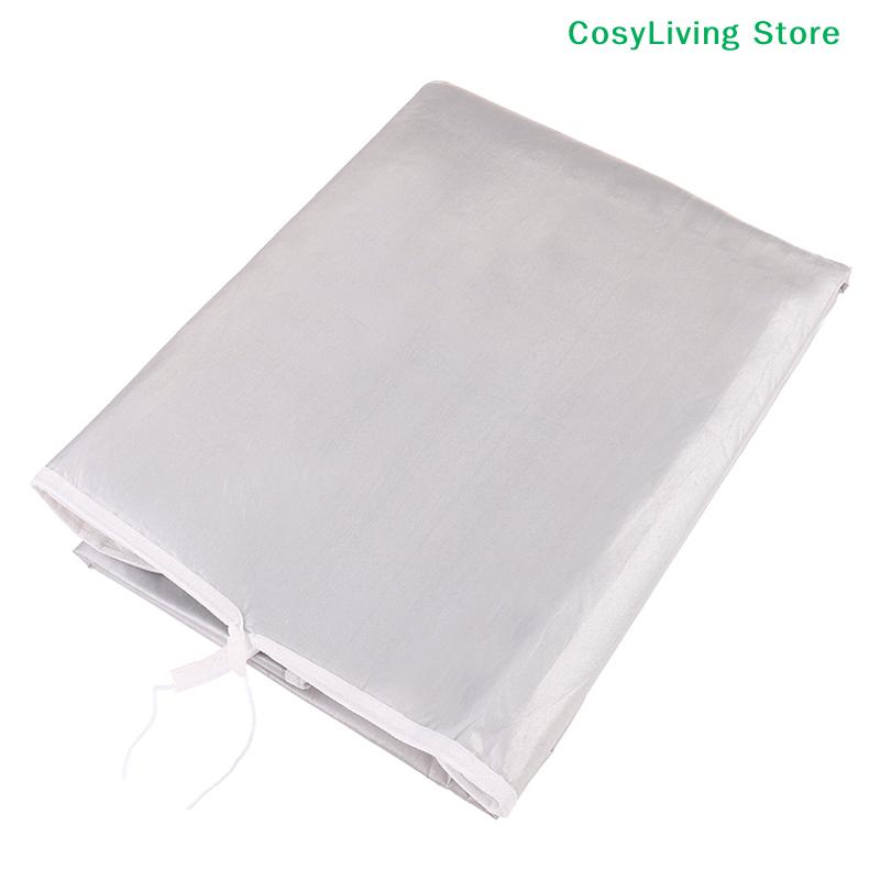1 Pieza Funda Universal para Tabla de Planchar Plateada y Almohadilla de 4 mm de Grosor Reflectante 140*50CM