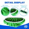 JINYUDOME Microfiber Mop Pads Reusable For Swiffer XL Sweeper Green Washable Dry Wet Mopping 17*5" Floor Cloths
