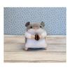 Take Off Plush Baby Palette Hamster Plush Gray