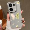 Butterfly Pattern Silicone Soft Phone Case for Xiaomi 13t Poco X6 M6 Pro Redmi Note 14 13 12 11 10 Pro Shockproof Leather Texture Plain Color Cover
