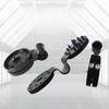 50x Sunshade Clips Practical for Shade Net Patio Mesh Tarp Anti Bird Netting Black