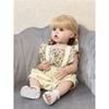 2023 Fashion Beautiful Soft Reborn Baby Realistic Mini Baby Reborn Child With Hair Entity Doll for Girl Toddler Birthday Gift 55cm