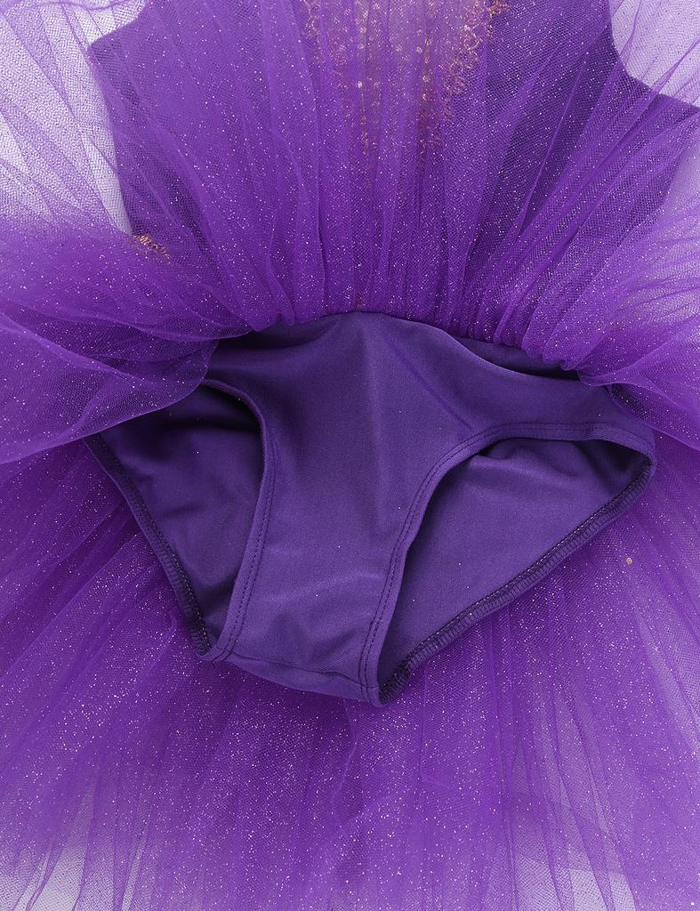 Girls Halloween Showman Costume Sleeveless Sequin Bowknot Glitters Mesh Leotard Dress Cape Arm Sleeves Set