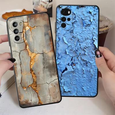 Fashion Rust Case for Moto Edge 20 30 S30 Pro X30 Pro Funda Phone Cover