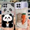 For Realme 8i Case Realme8i RMX3151 Cute Panda Cartoon Cover Soft Silicone Case For Oppo Realme Narzo 50 Narzo50  Fundas Capa