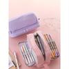 1pc Large Pencil Case, High Capacity Holder Box Storage Bag, Large Capacity Multi-Layer Pen Bag, Desk Organizer Marker Pouch Pen
