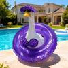 1 Set Hawaiianische Gans Kostüm, Sommerurlaub Gans Kostüm, Veranda Gans Bikini mit Sonnenhut Sonnenbrille, Outdoor Gans Kleidung Passt für 23 Zoll Gans Statue