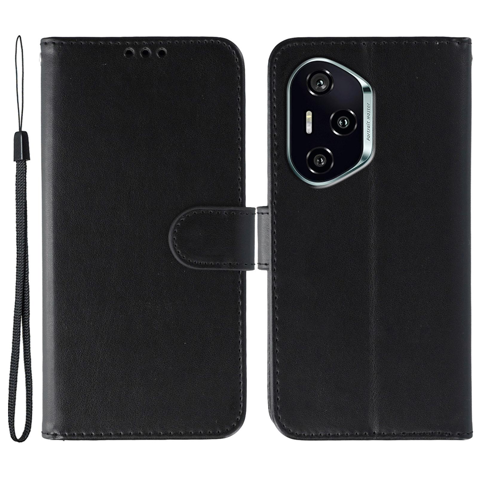 

Для Honor 400 Чохли PU Шкіра Відкидний Гаманець Чохол для Телефону з Ремінцем Black