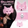 Halbgesichtsmaske für Halloween-Kostümparty Cosplay Zubehör