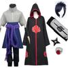 Anime Uchiha Sasuke Costum Cosplay top pantaloni curea Cos Convenție cadou adult Versiune unisex