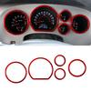Carbon Fiber Interior Speedometer Accent Cover Trim For Toyota Tundra 07-13, Red