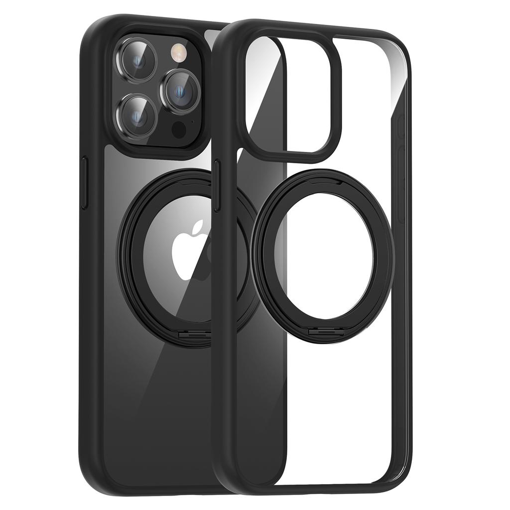For iPhone 13 Pro PC+TPU Phone Cover Compatible with MagSafe Kickstand Back Case