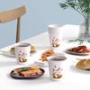 Deer Color Disposable Thickened Bamboo Paper Cups