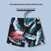 Men's Quick-Dry Printed Swim Trunks with Liner
