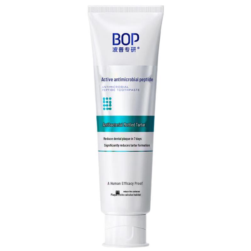 

Bop Active Antibacterial Peptide Fluoride Toothpaste
