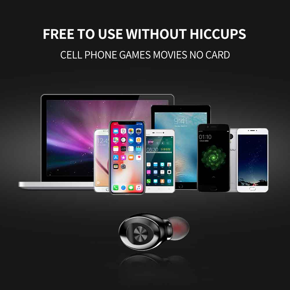 Mini Invisible Headphones TWS Bluetooth Earphones Wireless Heasets HIFI Stereo Noise Reduction Earbuds For iphone Xiaomi