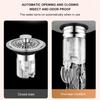 Washbasins Sink Drain Stopper Bathtubs Plug Anticlogging Drain Filter Drain Hair Catcher for Bathroom Kitchen Enduring