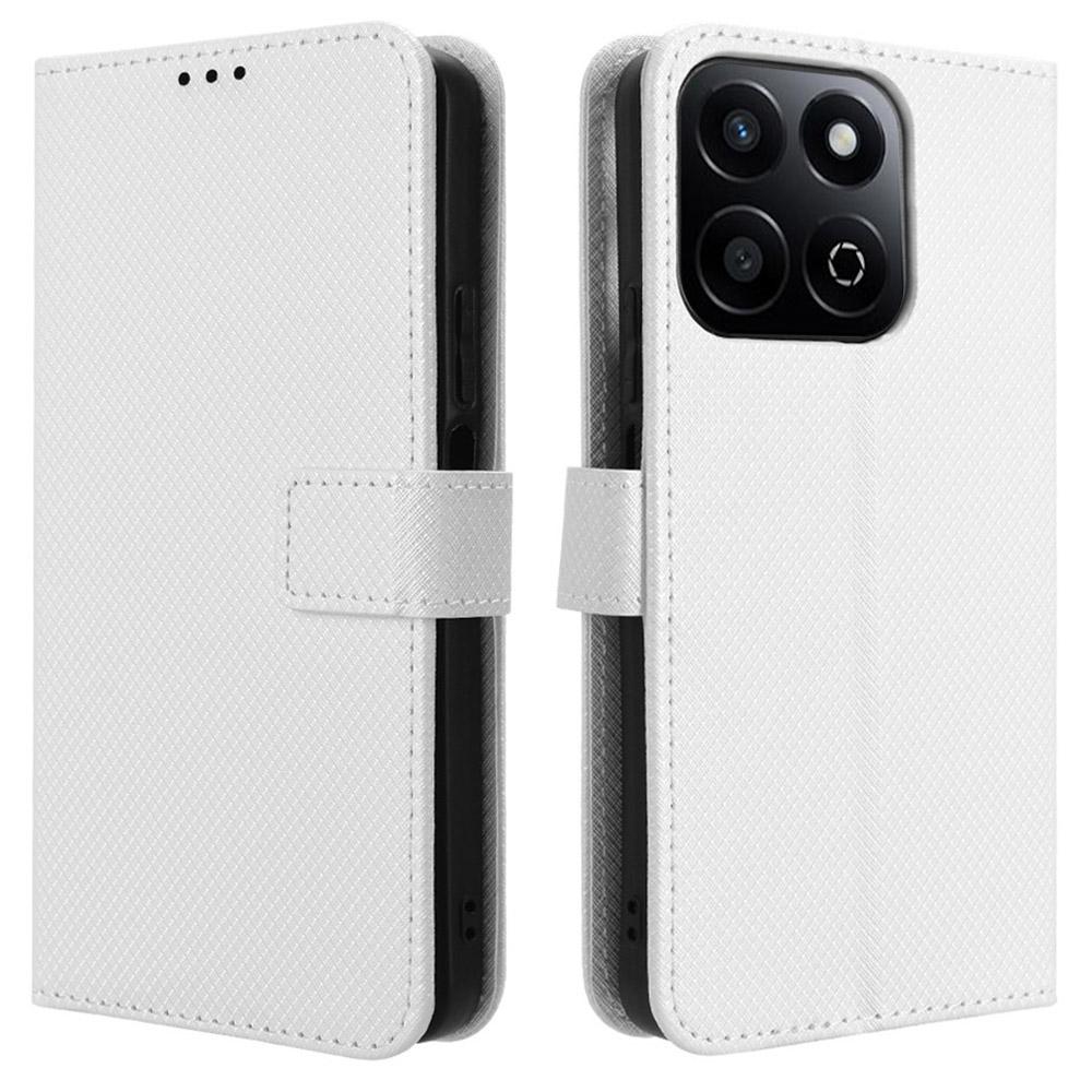 For Honor 200 Smart 5G/Play 60 Plus 5G/Play 9T/X7c 4G Case Diamond Texture PU Leather Phone Cover