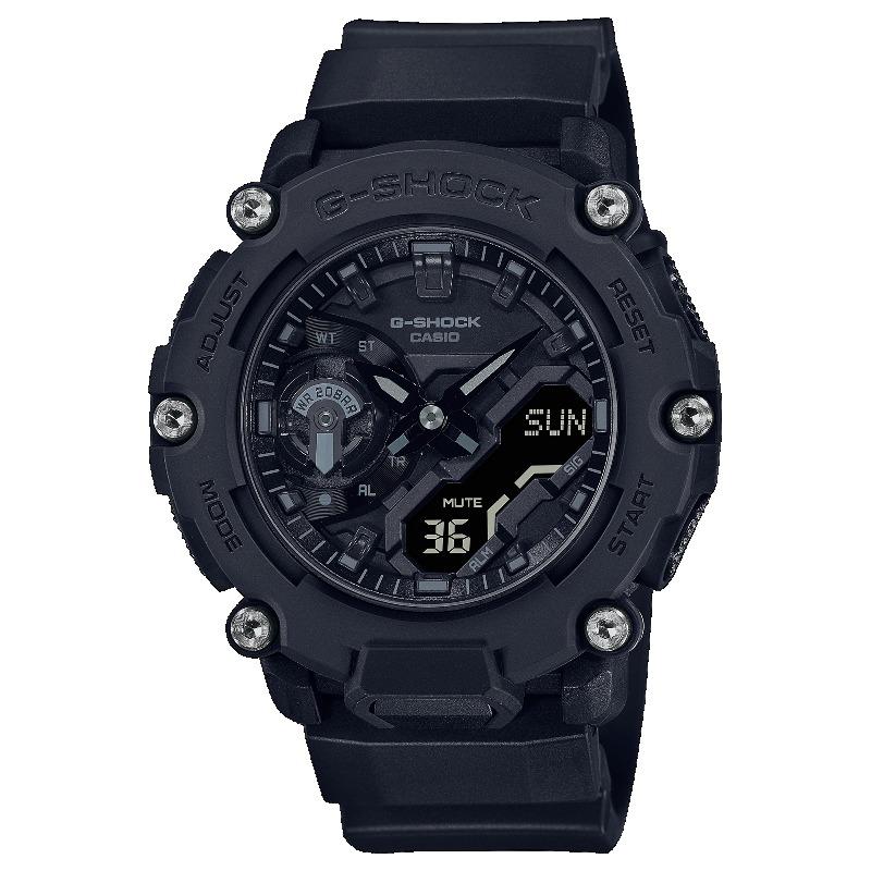 Casio G-SHOCK Men s Resin 200M Water Resistant Digital Shock Resistant Quartz Watch GA-2200BB-1A чёрный