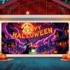 2D airplane [ ] 1 piece 2D Halloween garage decoration banner