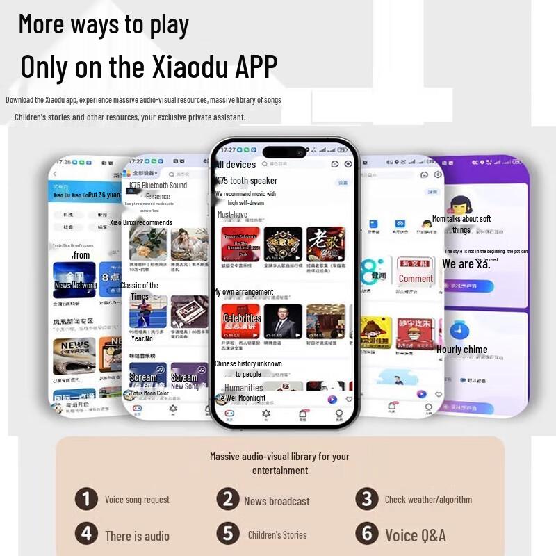 KONKA Portable KTV Speaker with Dual Mics and AI Song Ordering