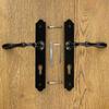BRISTOL Door Handle with a Plate for a 72mm Insert