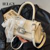 Handbag Trendy Texture Casual Shoulder Commuter Crossbody Small Square Bag