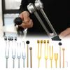 Set di diapason in lega di alluminio per attrezzature fitness e terapia di massaggio con strumenti per la pulizia