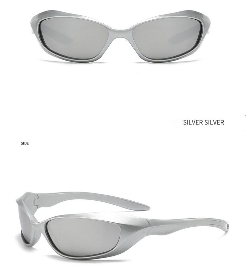 Y2K Punk Sports Sunglasses For Men Women Future Sense Integrated Sun Glasses Brand Designer Vintage Shades UV400 Fashion Goggle
